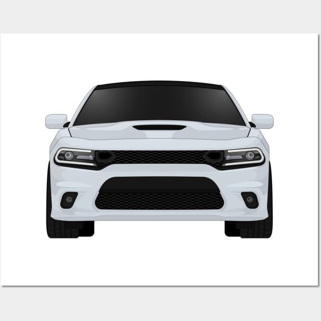 Charger Scat Smoke-show + black roof Wall Art by VENZ0LIC
